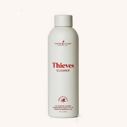 Bottle of Thieves Cleaner with natural cleaning ingredients
