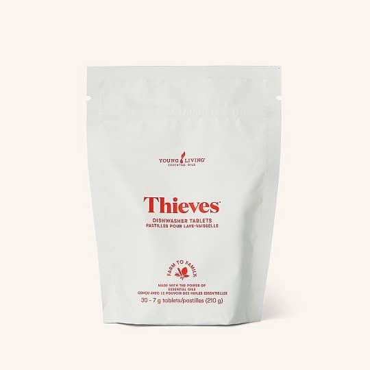 Plant-based Thieves Dishwasher Tablets for non-toxic cleaning