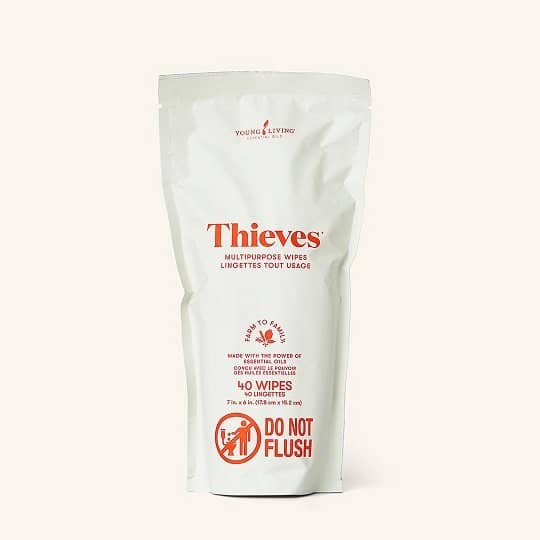 Thieves Multipurpose Cleaning Wipes for a natural, chemical-free clean