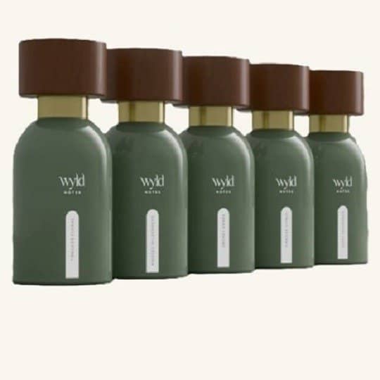 Wyld Notes non-toxic natural fragrances with organic alcohol and plant-based ingredients.