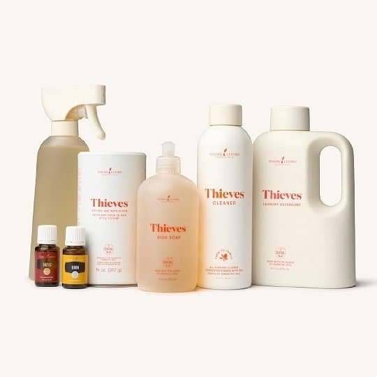 A clean home powered by the Make a Shift™ Happy, Healthy Home™ Kit from Young Living, featuring