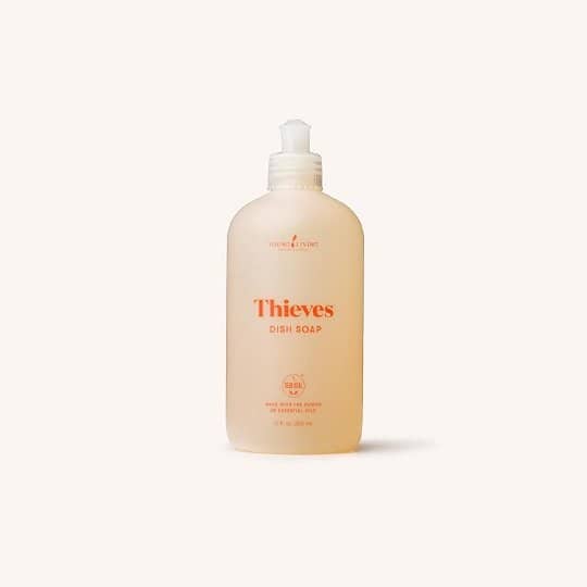 Plant-based natural dish soap with essential oils for a toxin-free clean